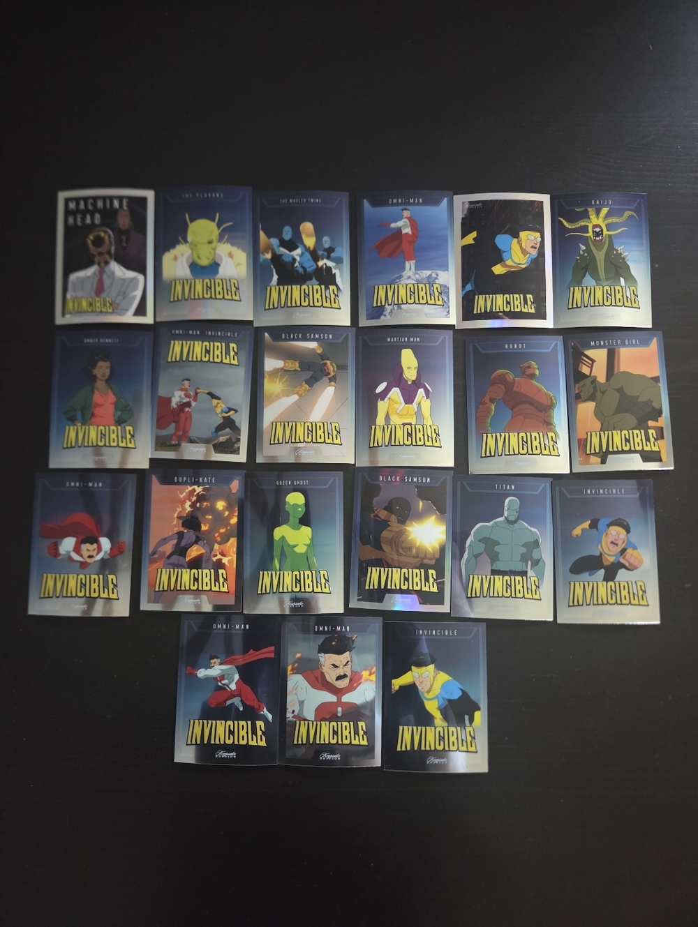 Invincible Keepsake Holo Edition Trading Card Lot Including Omni-Man and Others